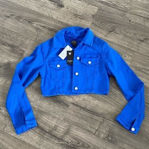 Guess cropped denim jacket, Sz S